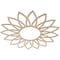 Ekena Millwork Daisy Wood Fretwork Pierced Ceiling Medallion, Alder, 40"OD x 13 1/4"ID x 3/8"T CMWP40X40X0375DAAL - alternate 4